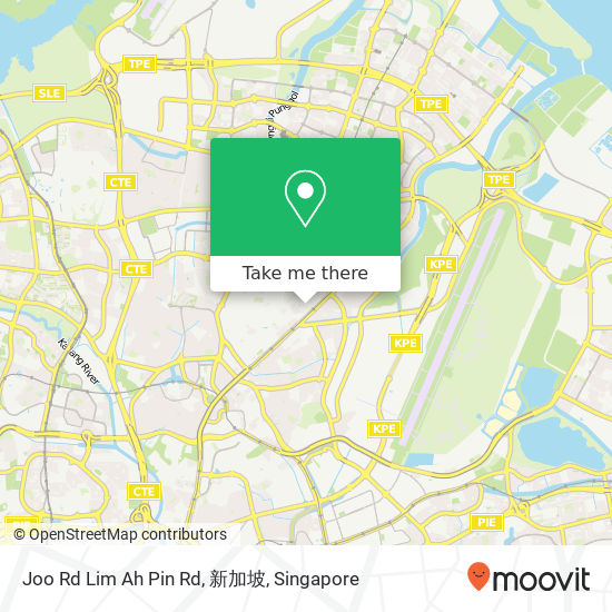 Joo Rd Lim Ah Pin Rd, 新加坡地图