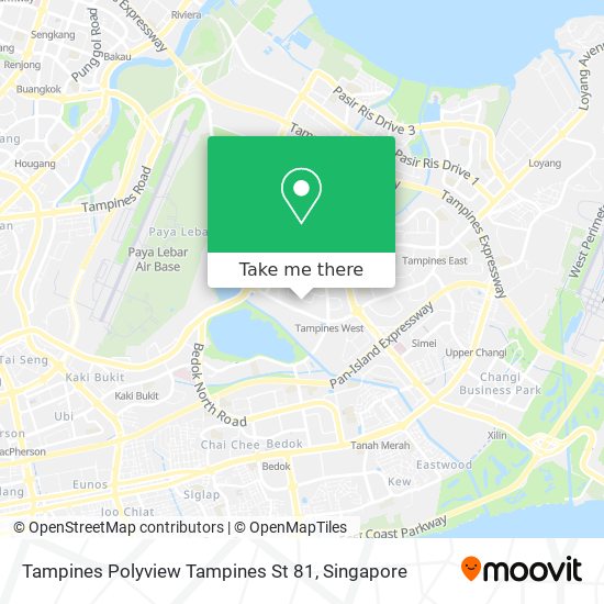 Tampines Polyview Tampines St 81地图