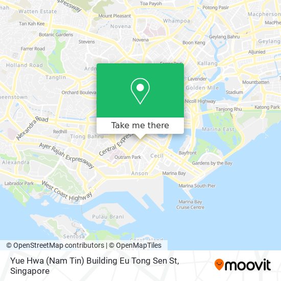 Yue Hwa (Nam Tin) Building Eu Tong Sen St map