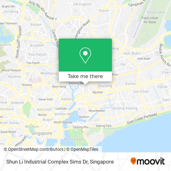 Shun Li Industrial Complex Sims Dr map