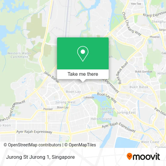 Jurong St Jurong 1 map
