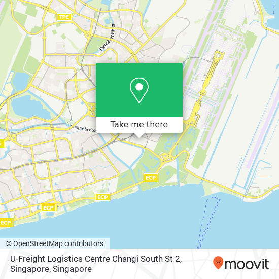 U-Freight Logistics Centre Changi South St 2, Singapore map