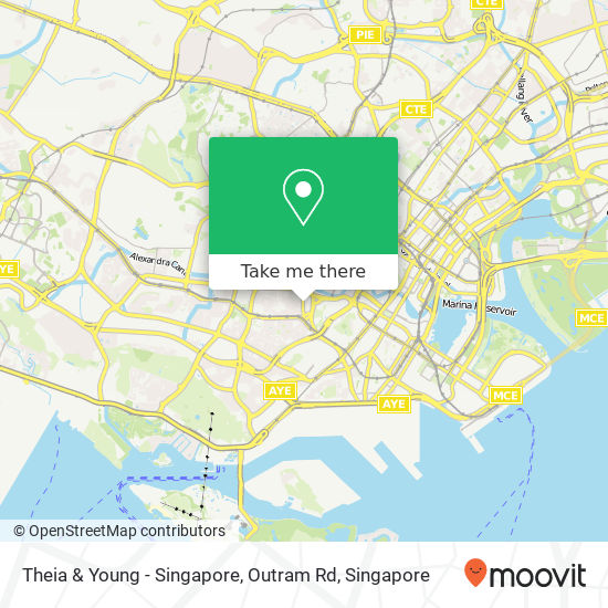 Theia & Young - Singapore, Outram Rd map