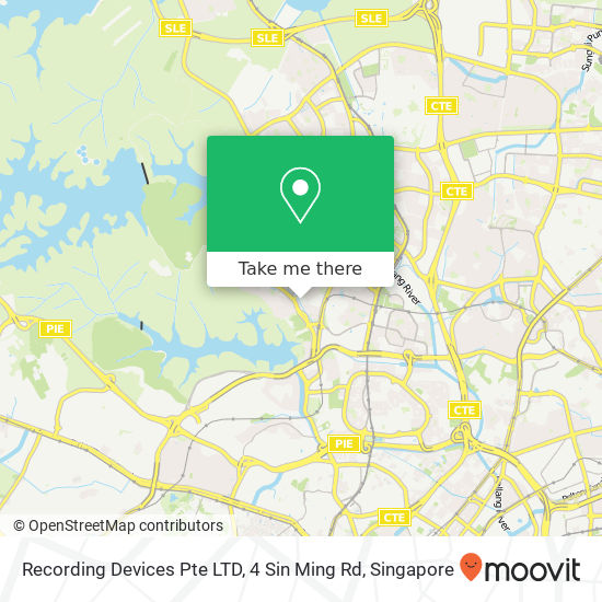 Recording Devices Pte LTD, 4 Sin Ming Rd map