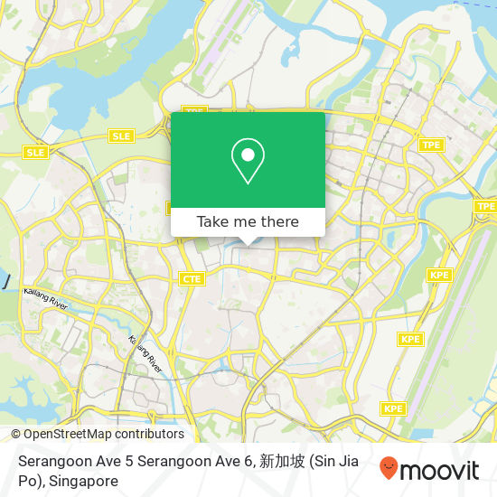 Serangoon Ave 5 Serangoon Ave 6, 新加坡 (Sin Jia Po)地图