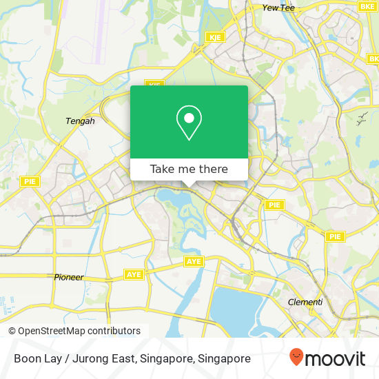 Boon Lay / Jurong East, Singapore map