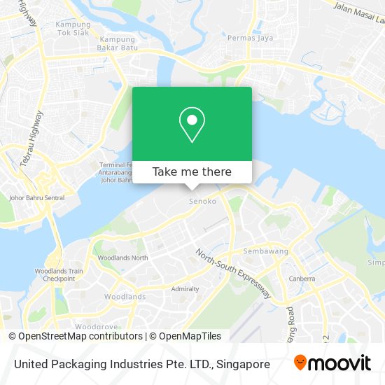 United Packaging Industries Pte. LTD. map