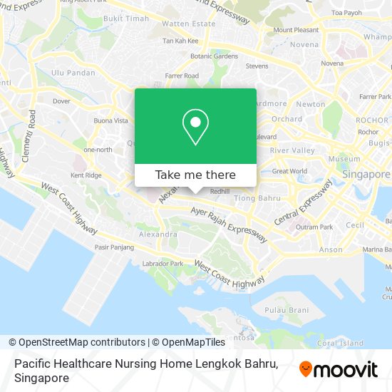 Pacific Healthcare Nursing Home Lengkok Bahru地图