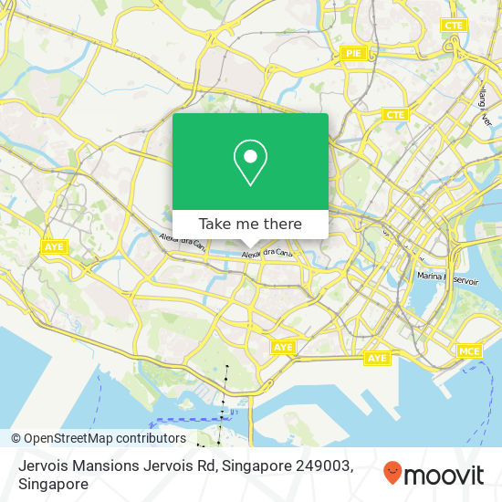 Jervois Mansions Jervois Rd, Singapore 249003 map