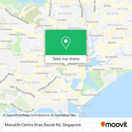 Manulife Centre Bras Basah Rd map