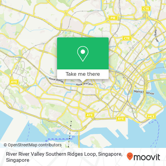 River River Valley Southern Ridges Loop, Singapore地图