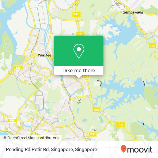 Pending Rd Petir Rd, Singapore map