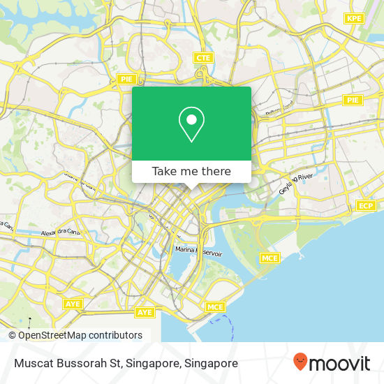 Muscat Bussorah St, Singapore map