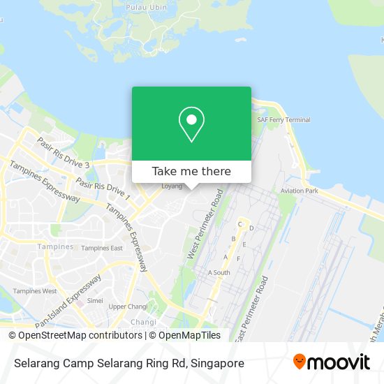 Selarang Camp Selarang Ring Rd map