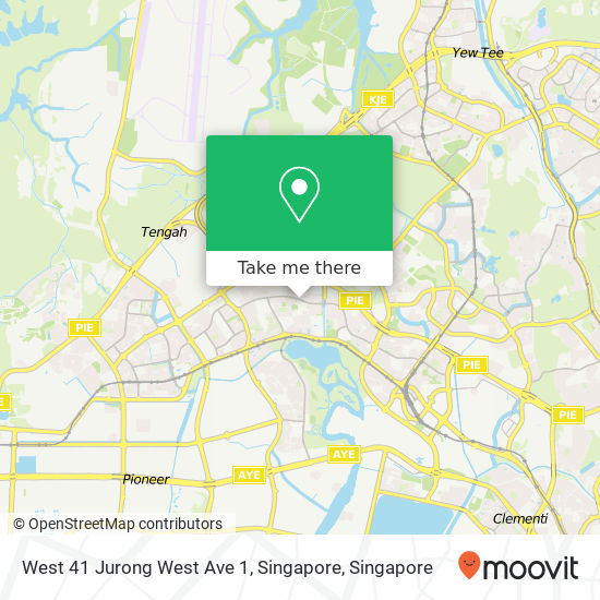 West 41 Jurong West Ave 1, Singapore map