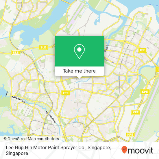 Lee Hup Hin Motor Paint Sprayer Co., Singapore map
