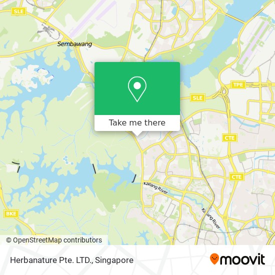 Herbanature Pte. LTD. map