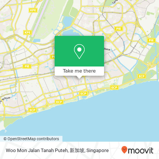 Woo Mon Jalan Tanah Puteh, 新加坡 map