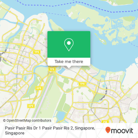 Pasir Pasir Ris Dr 1 Pasir Pasir Ris 2, Singapore map