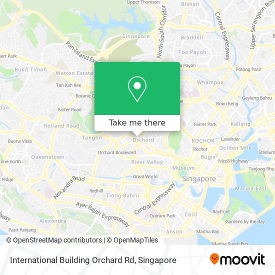 International Building Orchard Rd map