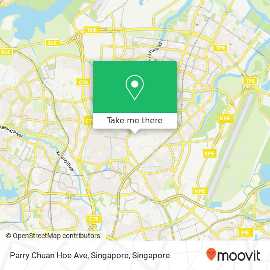 Parry Chuan Hoe Ave, Singapore map