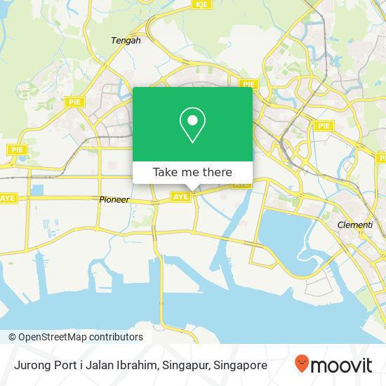 Jurong Port i Jalan Ibrahim, Singapur地图