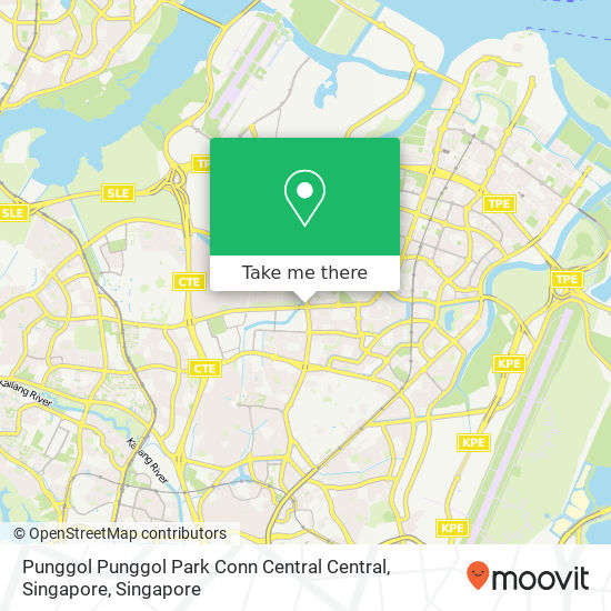 Punggol Punggol Park Conn Central Central, Singapore map