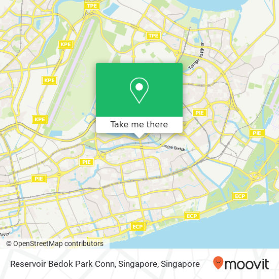 Reservoir Bedok Park Conn, Singapore map