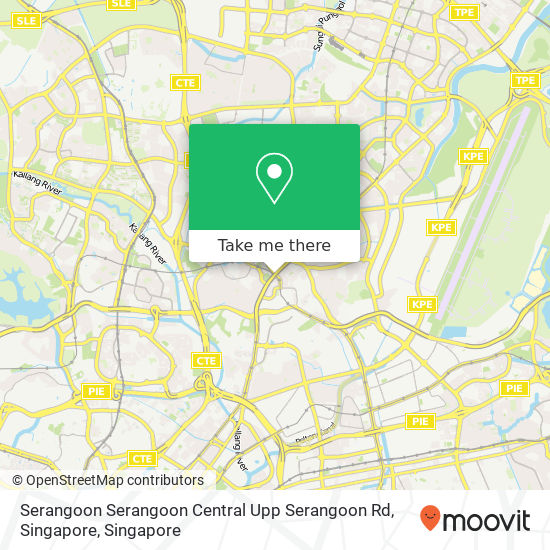 Serangoon Serangoon Central Upp Serangoon Rd, Singapore map