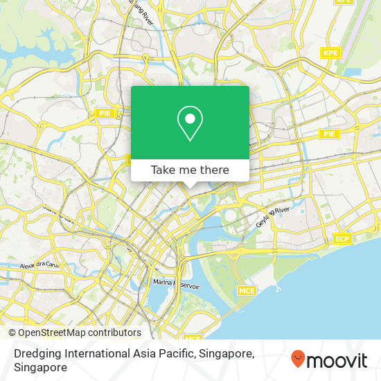 Dredging International Asia Pacific, Singapore map