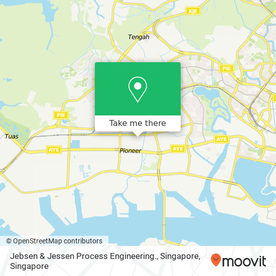 Jebsen & Jessen Process Engineering., Singapore map