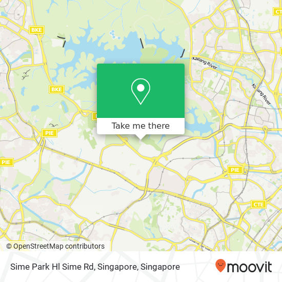 Sime Park Hl Sime Rd, Singapore map