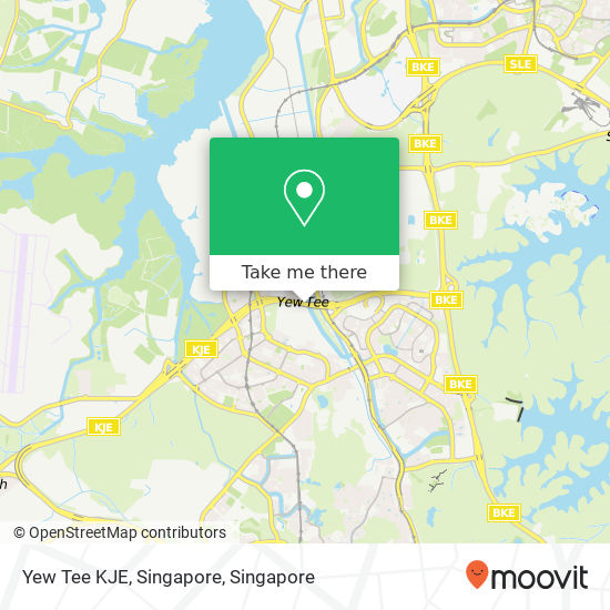 Yew Tee KJE, Singapore map