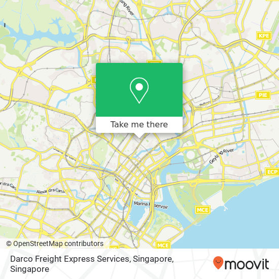 Darco Freight Express Services, Singapore map