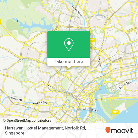 Hartawan Hostel Management, Norfolk Rd地图