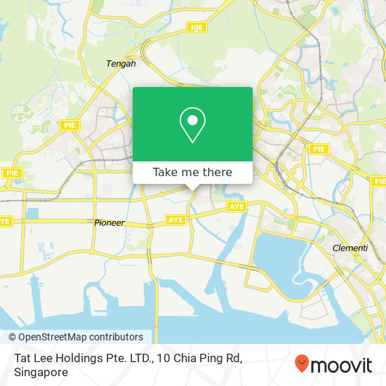 Tat Lee Holdings Pte. LTD., 10 Chia Ping Rd地图