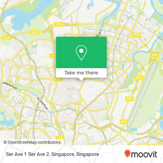 Ser Ave 1 Ser Ave 2, Singapore map