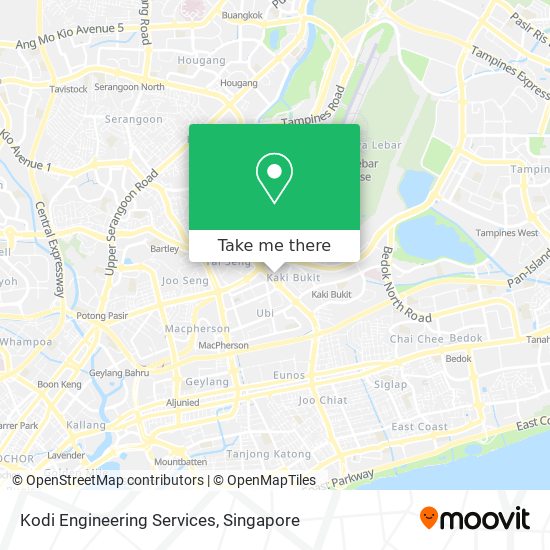Kodi Engineering Services map