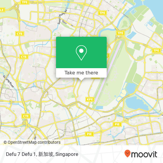 Defu 7 Defu 1, 新加坡 map