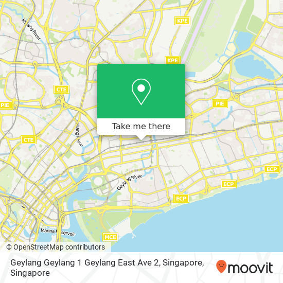 Geylang Geylang 1 Geylang East Ave 2, Singapore map