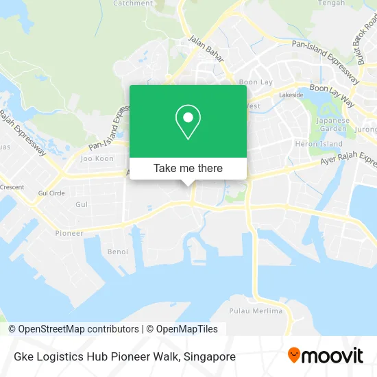 Gke Logistics Hub Pioneer Walk地图