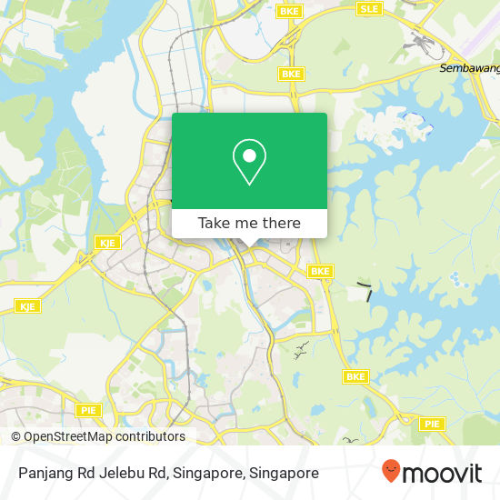 Panjang Rd Jelebu Rd, Singapore map