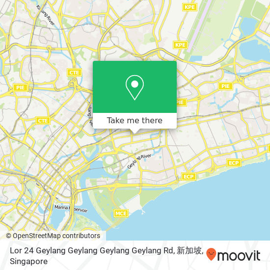 Lor 24 Geylang Geylang Geylang Geylang Rd, 新加坡 map