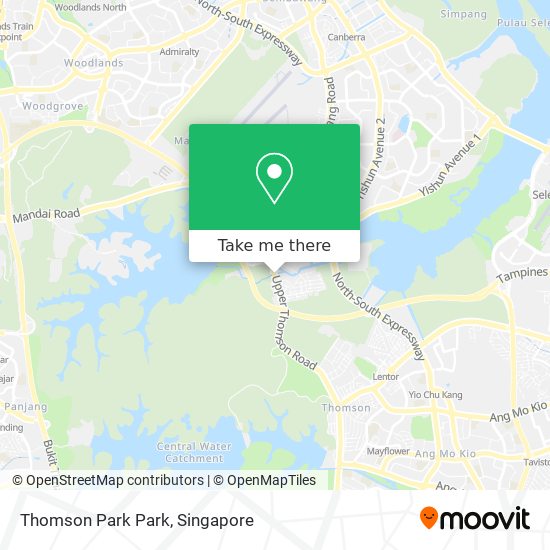Thomson Park Park map