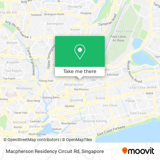 Macpherson Residency Circuit Rd map