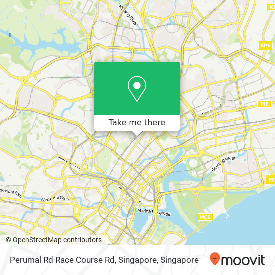 Perumal Rd Race Course Rd, Singapore map