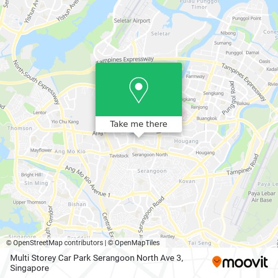 Multi Storey Car Park Serangoon North Ave 3 map