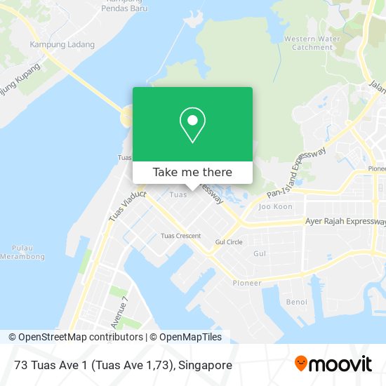 73 Tuas Ave 1 (Tuas Ave 1,73) map