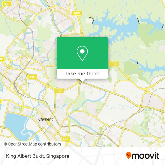 King Albert Bukit map