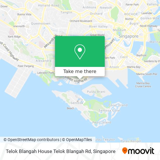 Telok Blangah House Telok Blangah Rd map